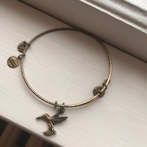 Hummingbird Alex and ani copper bracelet